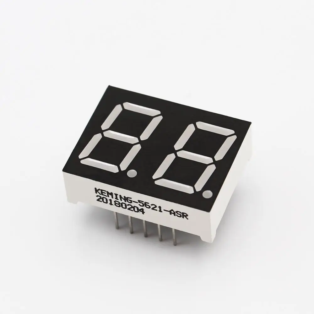 Dual Digital Led Display 5261bg 18 Pin 2 Digit 7 Segment Led Display