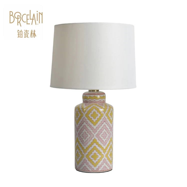 Factory wholesale Chinese porcelain ceramic small led ceramic table lamp