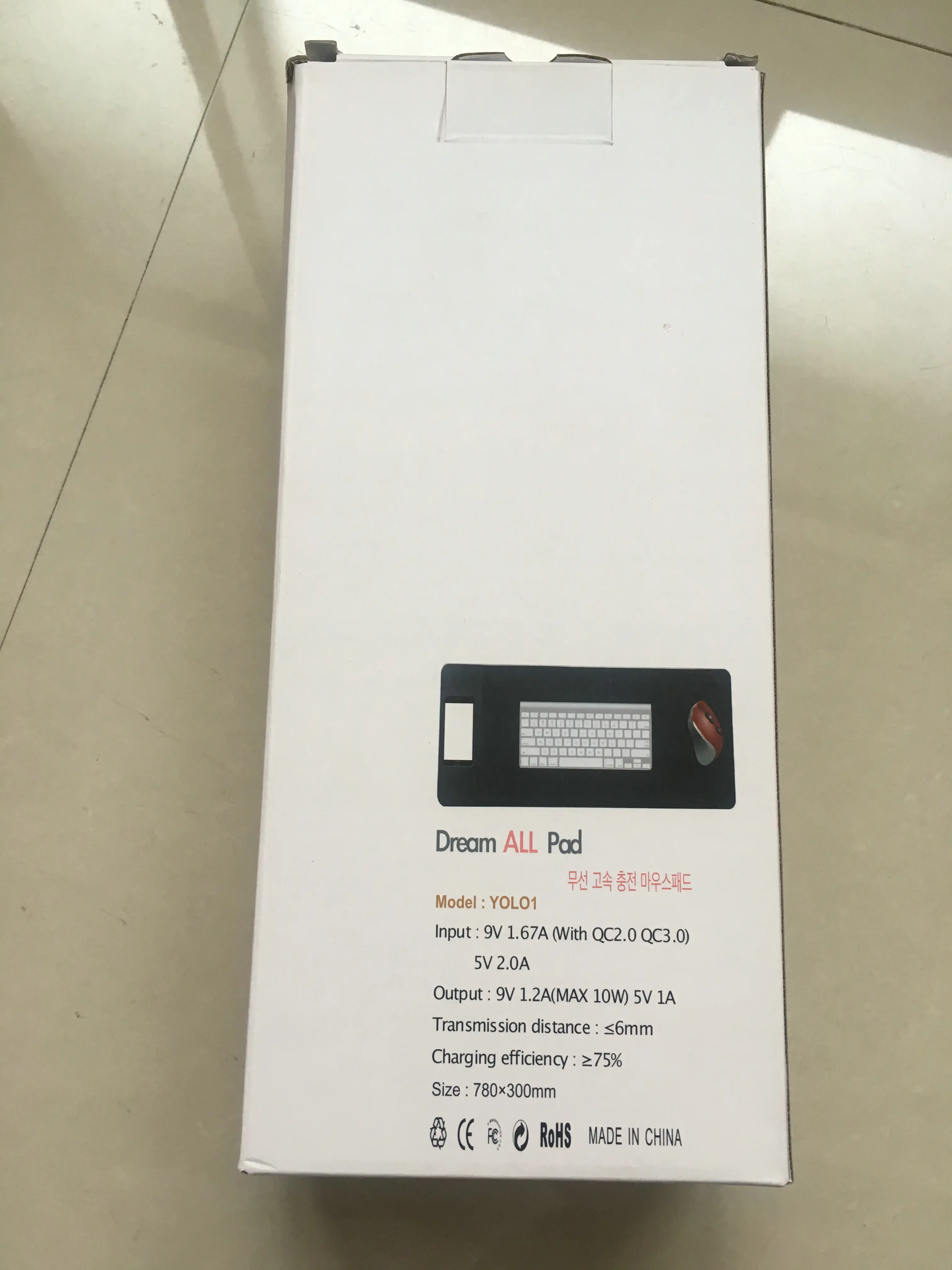 
Новое поступление 2019, Настольный коврик для мыши 3 в 1 с беспроводным зарядным устройством, телефонное зарядное устройство с сертификацией kc 