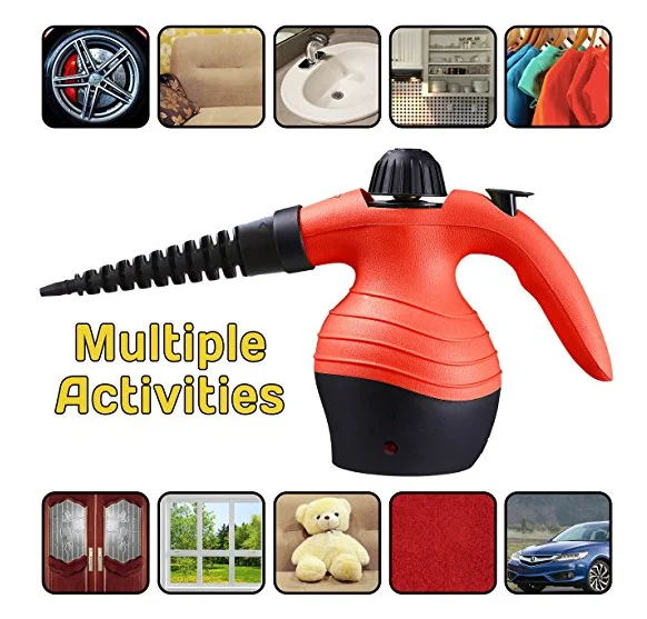 Многофункциональный ручной пароочиститель высокого давления Smart living с 10 мощными аксессуарами для кухни, автомобиля