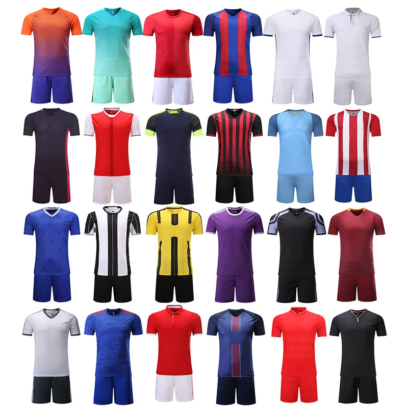 Cheap Blank Soccer Jersey Kit Sublimated Men Soccer Football Wear