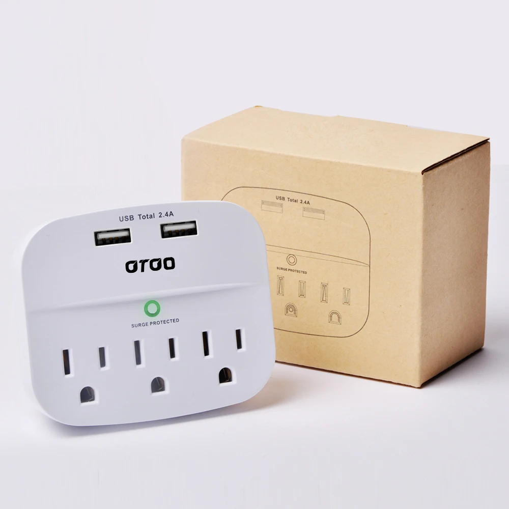 2 Outlet Desk Clamp Power Strip,Desktop Power Strip With Usbc Pd65w