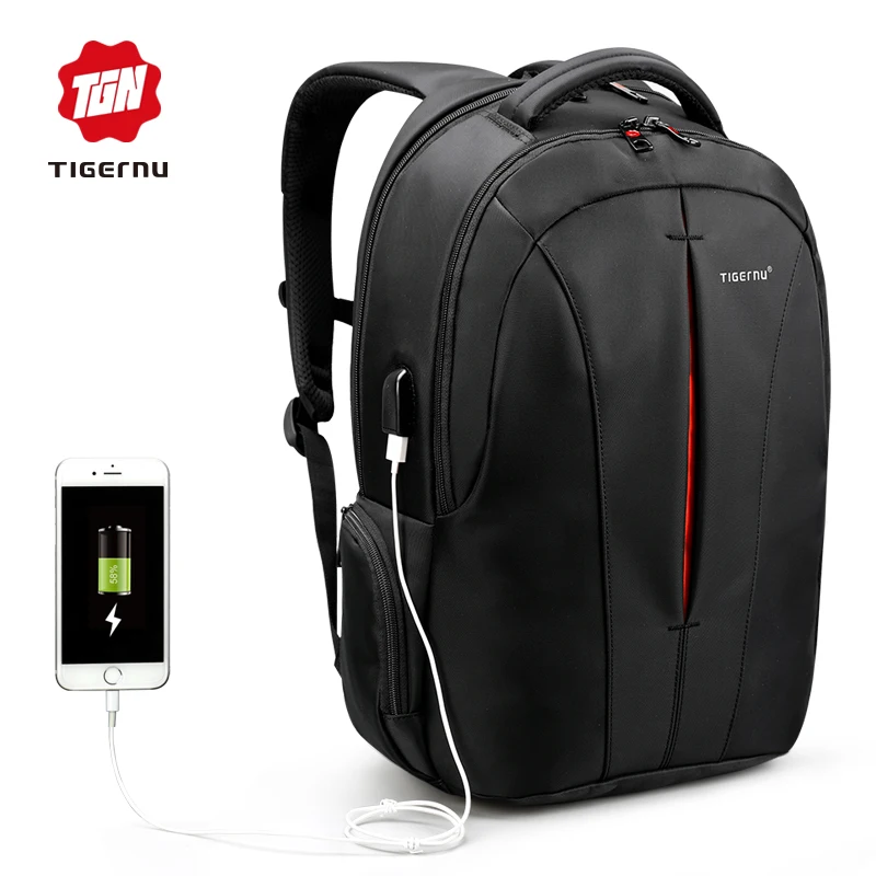 Usb Charging Tigernu Waterproof Backpack Tigernu T-B3105USB Men