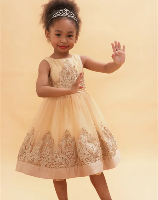 
 Нарядное платье принцессы для девочек для шоу вечеринки или свадьбы  