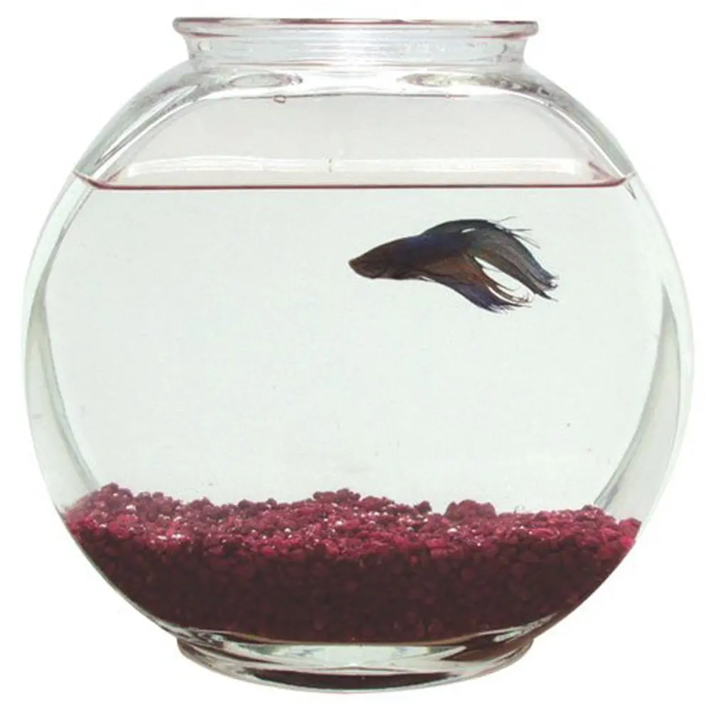 New Plastic Fish Bowl Acrylic Goldfish Tank Bowl Clear Round Gallon