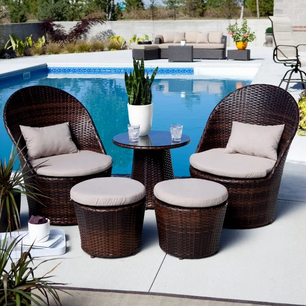 brown resin patio chairs