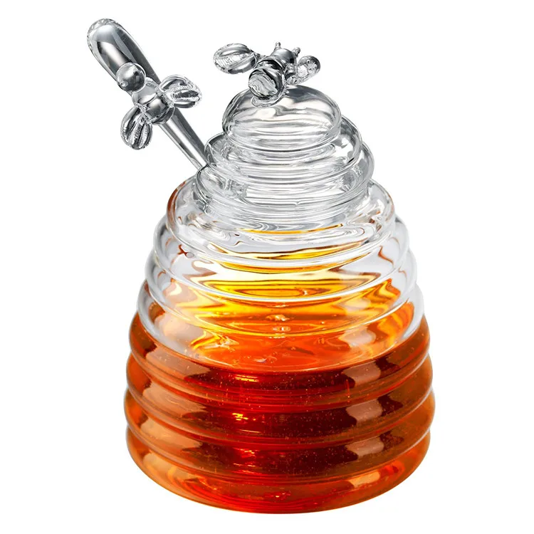 Storage Bottles & Jars  Acrylic Beehive Honey Jar Crystal