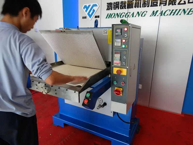 HG-E120T 600*500mm Manual industrial leather embossing machine -  HONGGANG-Hydraulic Cutting Press Machine Manufacturer