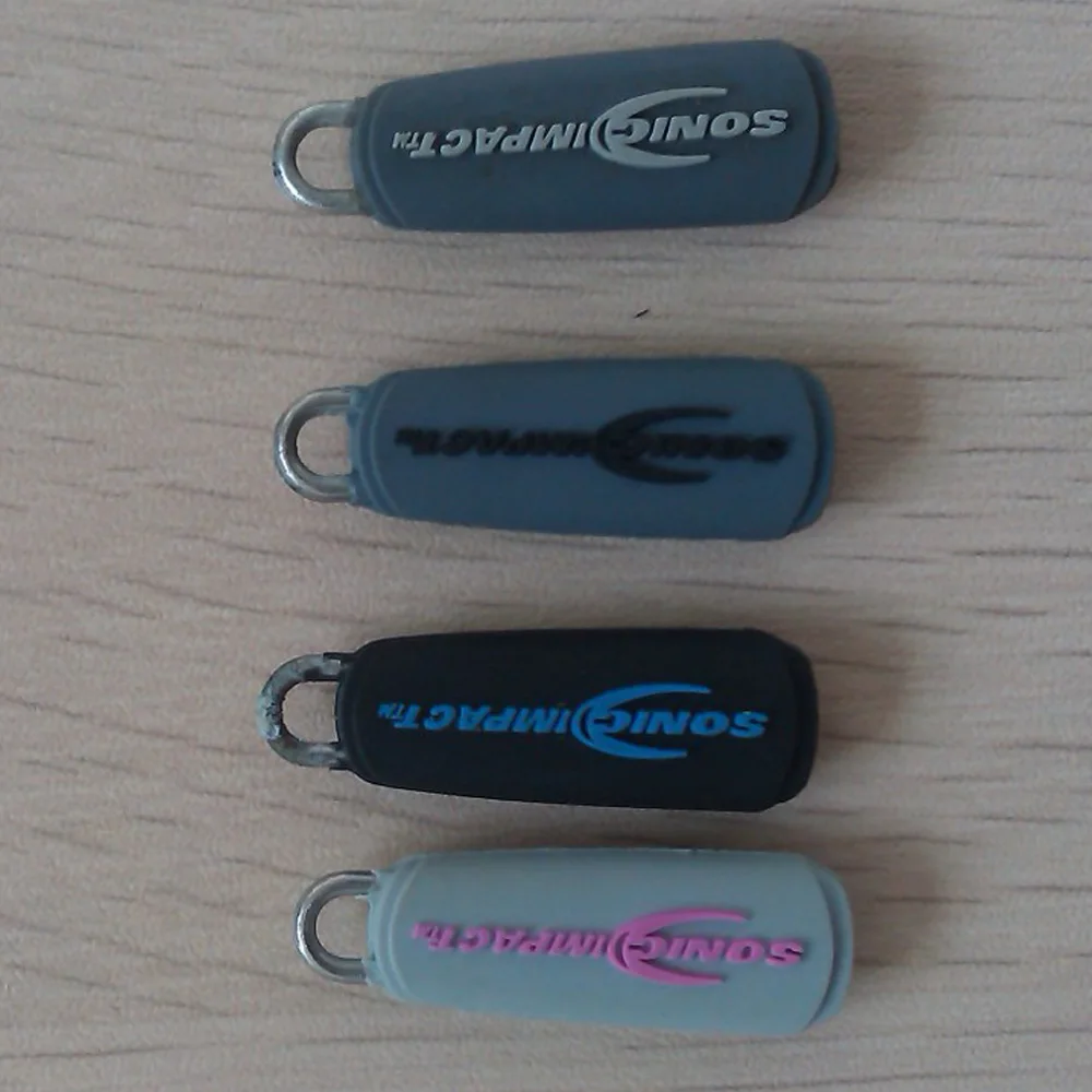 Factory Direct Silicone Rubber Personalized Zipper Pulls Personalized Zipper Pulls Kids  Zipper Pull
