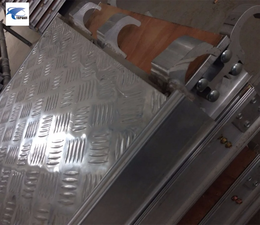 Light Weight Aluminum Catwalk Linked with Scaffolding Tower