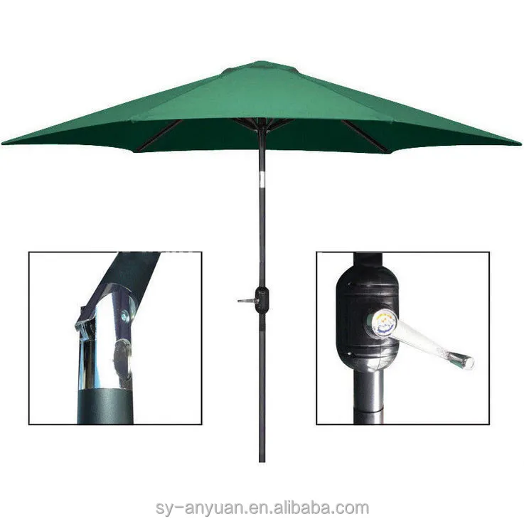 ombrellone sostituito per giardino æ— Ombrello di ricambio per patio da 3 m piscina solo baldacchino con 8 costole con pulsante a pressione 