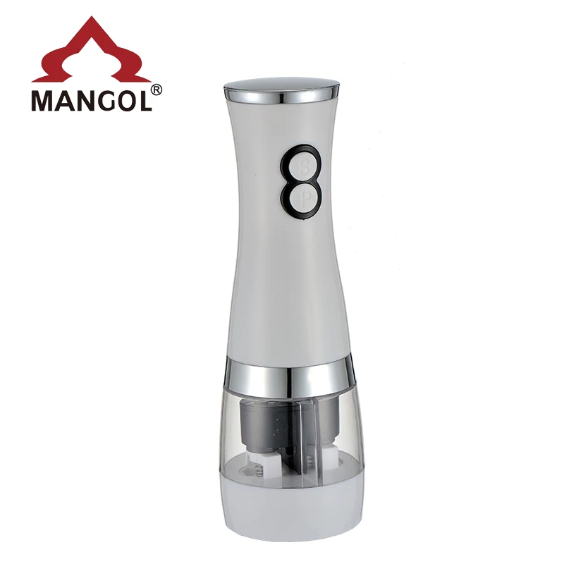 duo-electric pepper girnder salt mill with