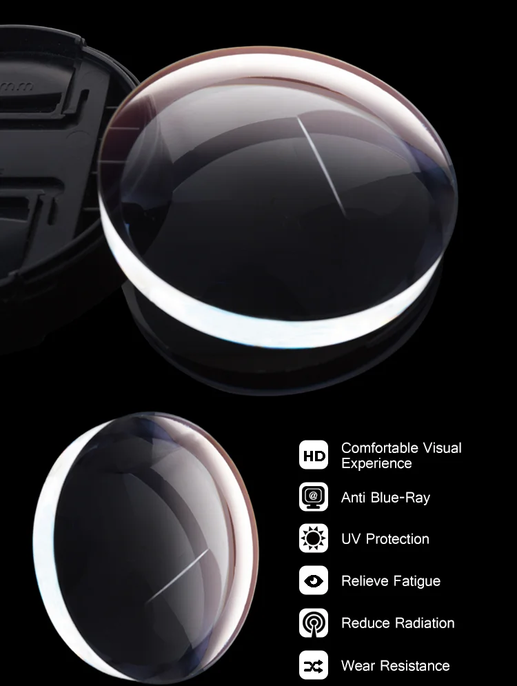 Reading Glasses Bifocal Photochromic Flat Top Lenses 1.56 Transition Clear HMC Coating High Transmission Abbe 42 CE Certified