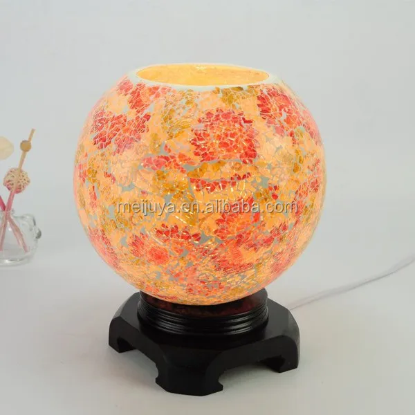Electric Mosaic Glass Aroma Wax burner for Decoration Turkish MA235