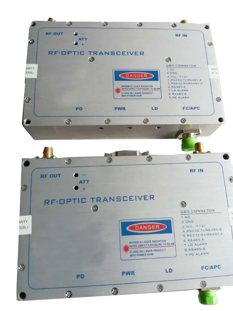 Digital Broadcasting Single Fiber 47MHz to 2700MHz RF over Optical Transceiver