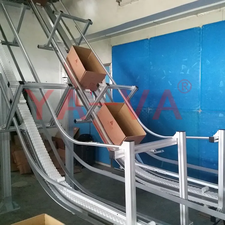Cardboard Boxes Handling Line Boxes Elevator