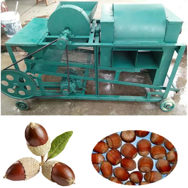 Acorn Nut Shelling Peeling Cracker Machine Acorn Processing Machine