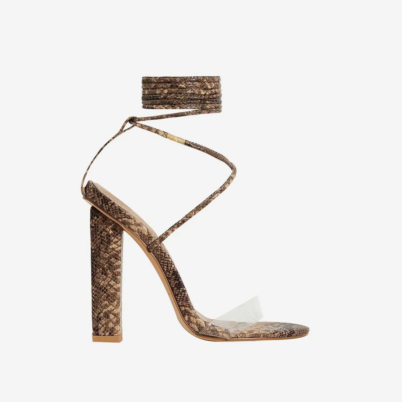 block heel leopard sandals