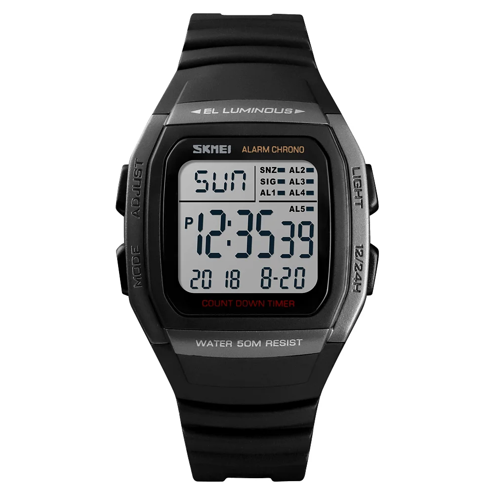 skmei  1278  sport watch digital countdown
