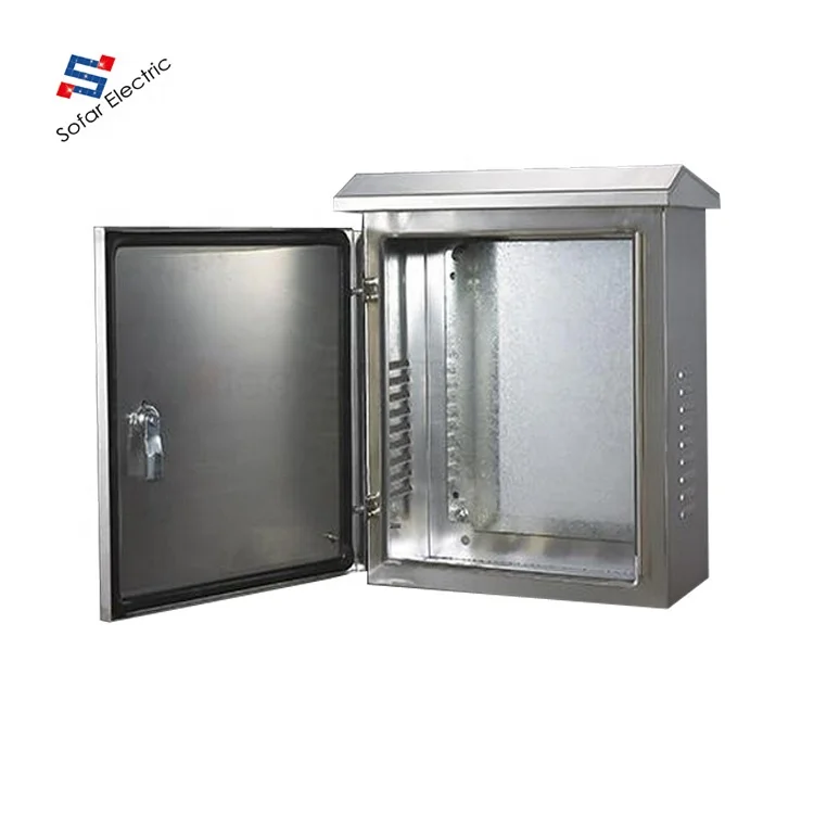 Stainless Steel Enclosures Outdoor Electrical Cabinets Ip65 With Canopy