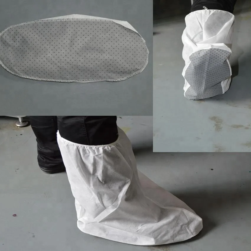 Non Woven Disposable Anti Skid Shoe Cover Shoe Cover factory