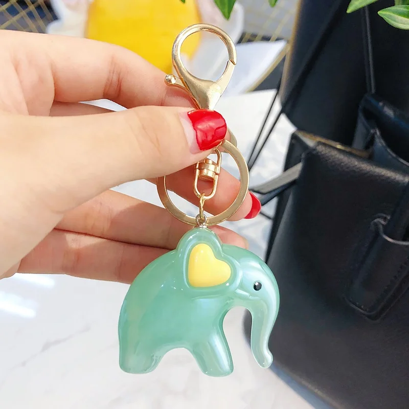 Акция, пряжка для ремня безопасности, акриловый слон, животное, брелок для детей