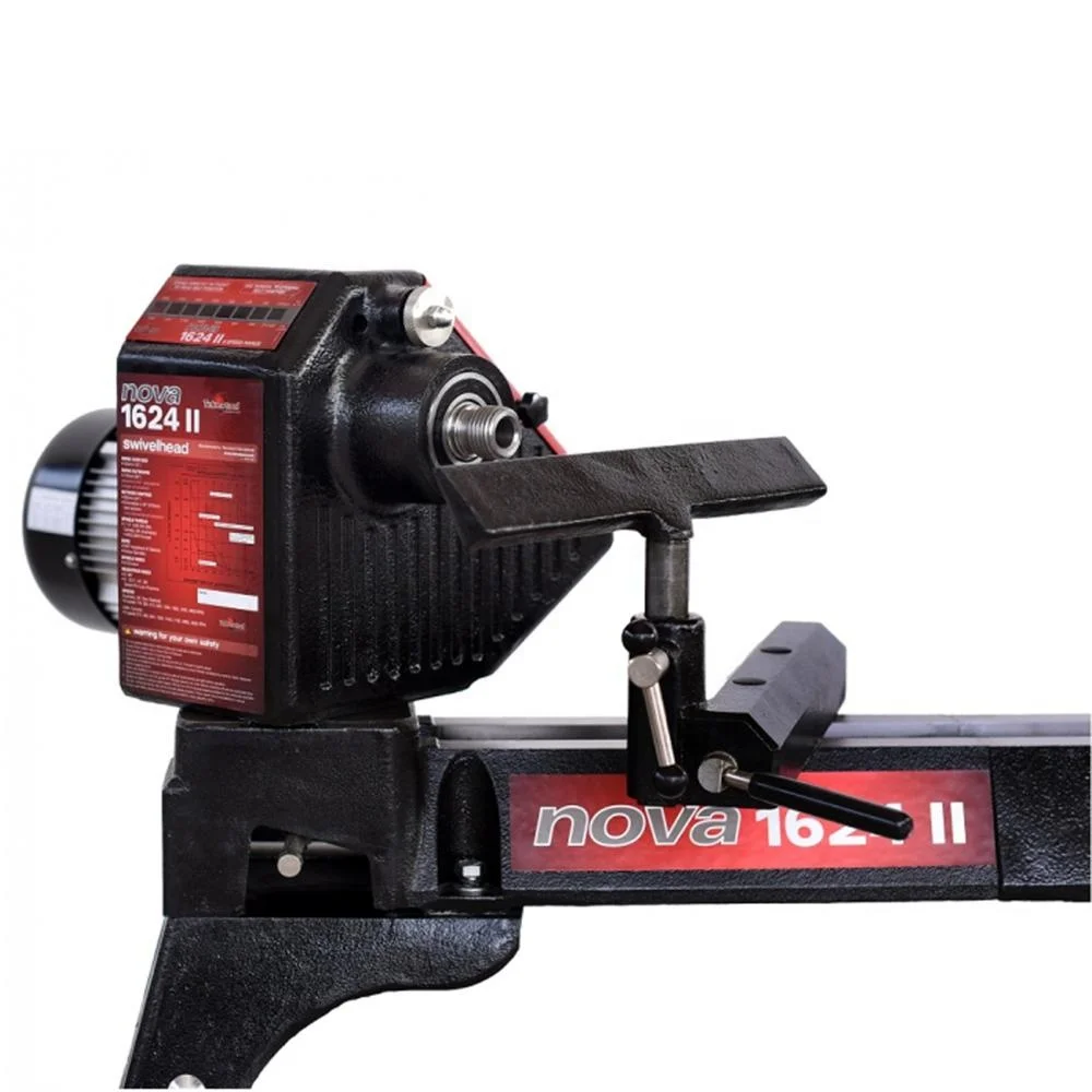 NOVA 1624 II Wood Turning Lathe Machine with G3 Chuck - 1.5hp, 8