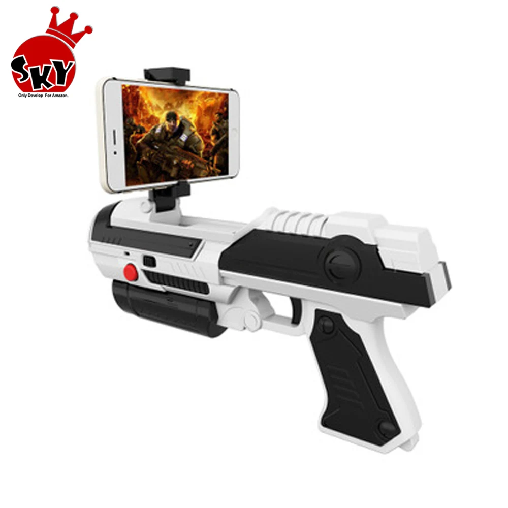Ar jogo arma inteligente creatortoy diversão esportes armas de ar  multiplayer interativo realidade virtual atirar jogo de controle bluetooth  brinquedo presente