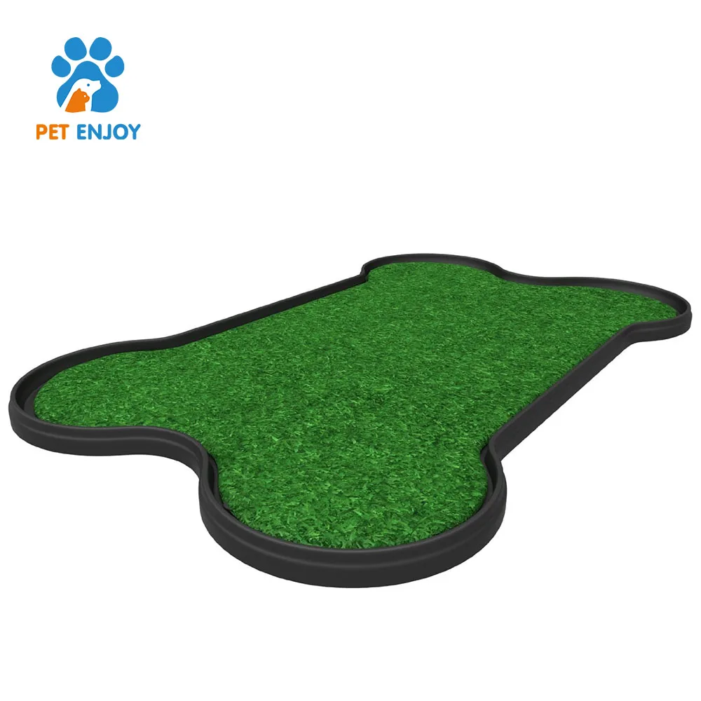 1pc Green Football Shaped Dog Training Mat, Creative & Durable