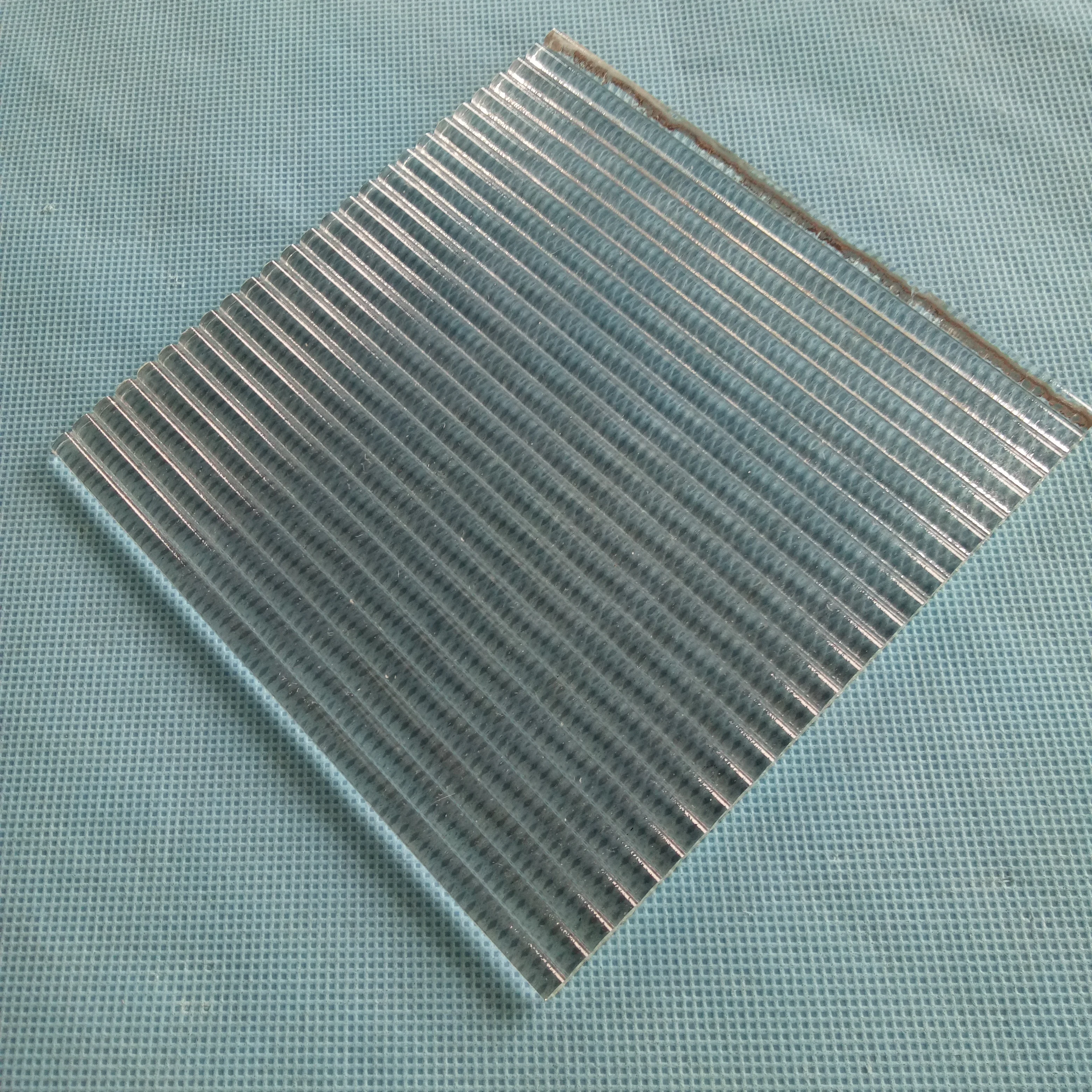 Reeded Pattern Glass Fluted Patterned Figured Glass for Partition Ribbed Pattern Glass Shower Room Divider