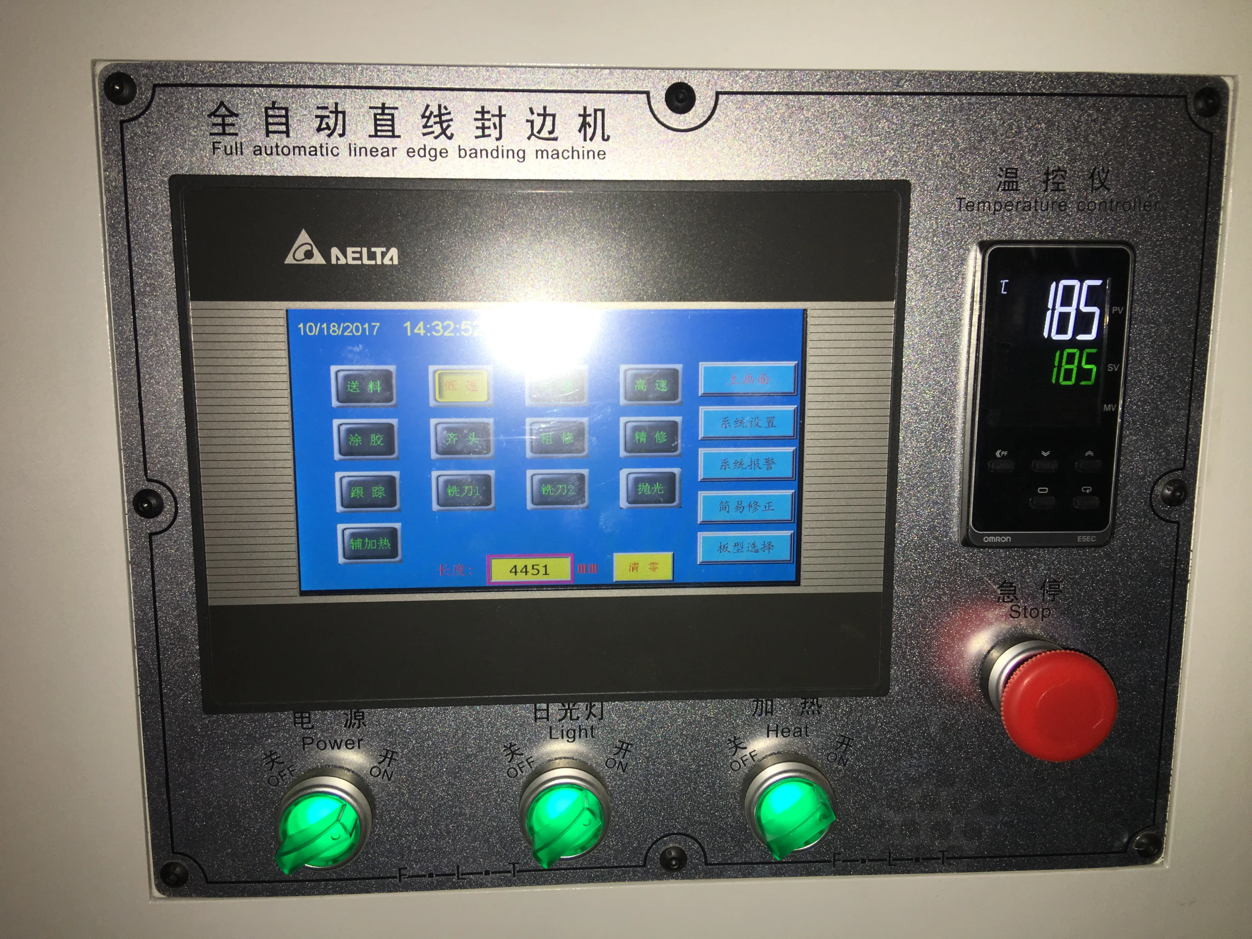 FZ-450DJ автоматический деревообрабатывающий ПВХ кромкооблицовочный станок с предварительной