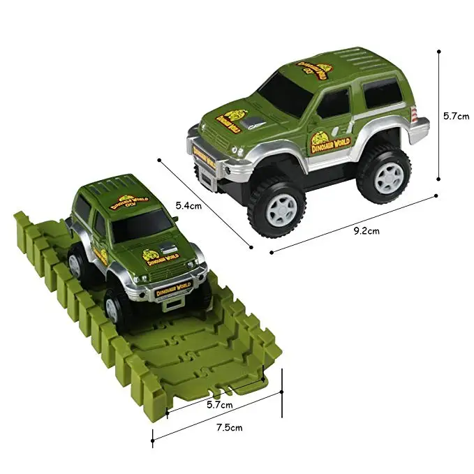 Гоночный трек динозавров динозавр мост мира создайте дорогу игрушечный автомобиль из 142 частей и гибкий игровой набор игрушечные