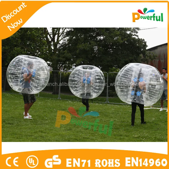 Zorb Zorbing Ball water ball 3 meter pour les adultes 1.0mm PVC