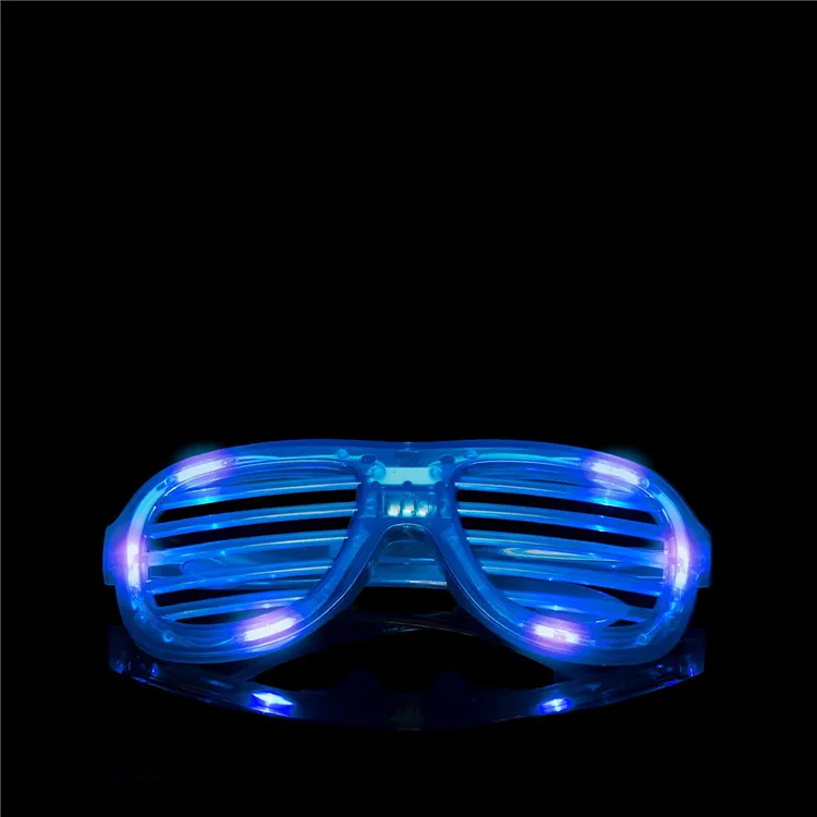 Светодиодные очки, оптовая продажа, очки с подсветкой, неоновые праздничные принадлежности, затемняющие очки для вечеринки, чулки