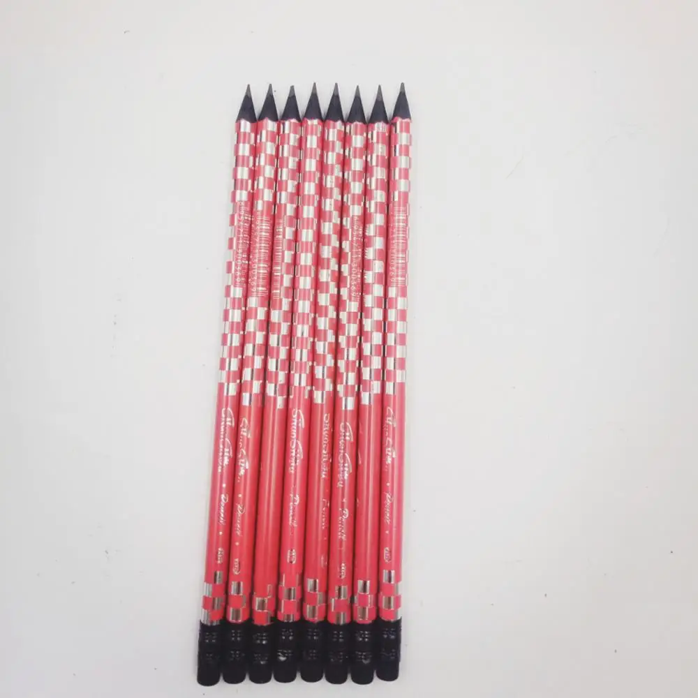 Top Quality Promotional Plastic Pencil With Eraser
