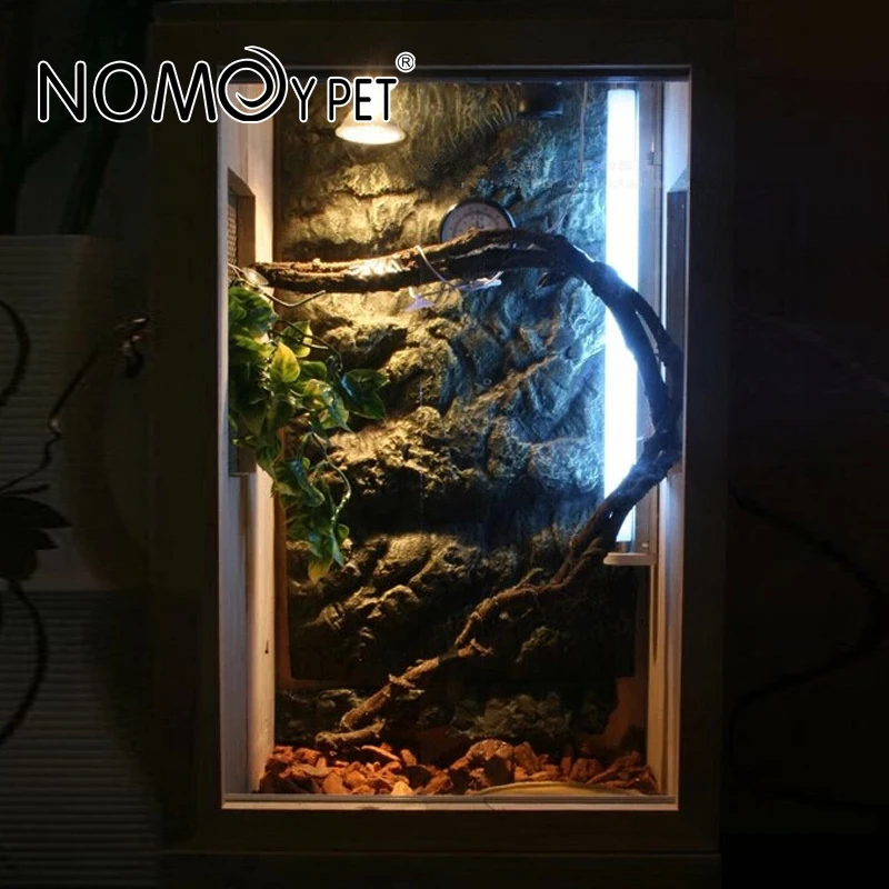 カメレオン　ケージ　セット NOMOY PET RAINFOREST TANK NOMOY PET Large Glass Terrarium for Reptiles & Bearded