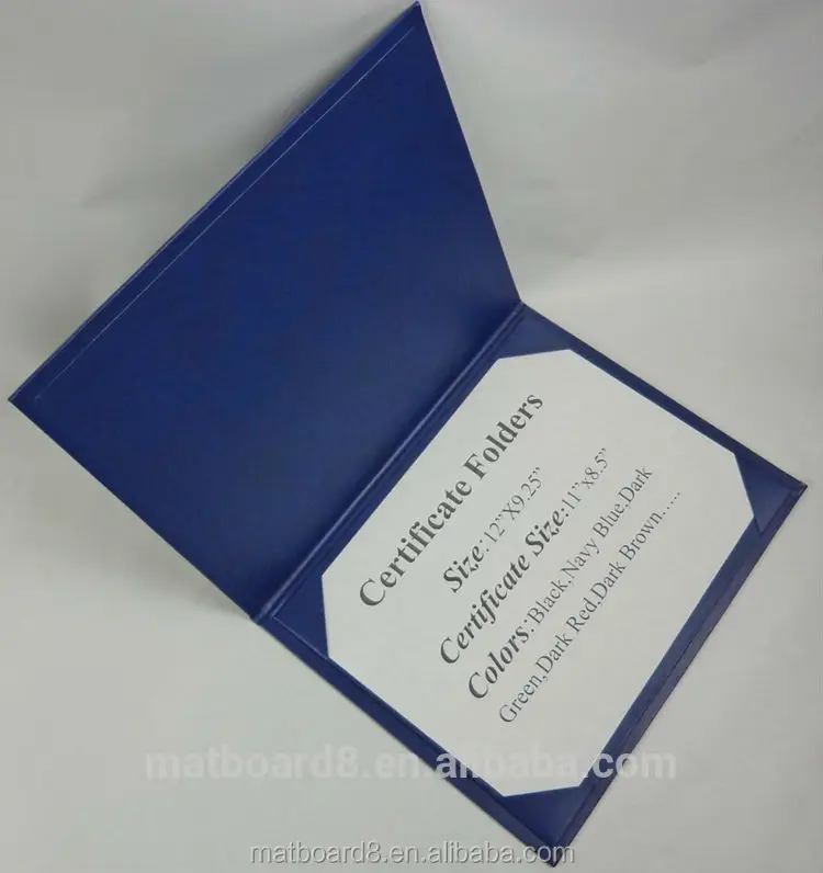 A4 Leather Certificate Folder - Perfect for Graduates