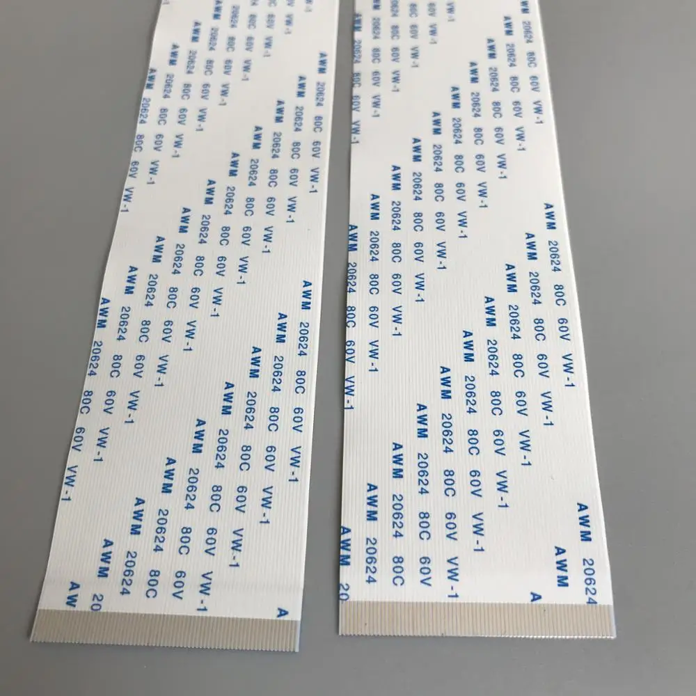 5Pcs FFC FPC Flexible Flat Cable Ribbon 4 6 8 10-40Pin Pitch 0.5/1.0mm AWM 20624 - Foto 5