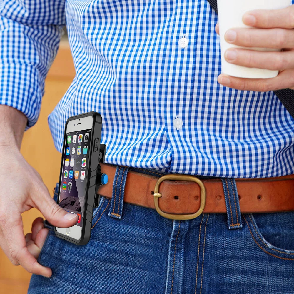 유니버설 벨트 클립 홀스터 홀더,쉽고 빠르게 잠금 및 잠금 해제,스마트 폰,바코드 초음파 스캐너에 이상적 Buy 벨트 클립