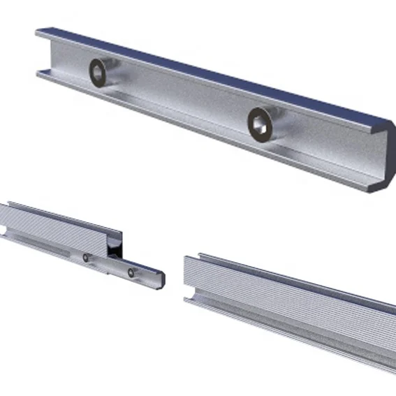 Solar Panel Roof Mounting Aluminum Rail Connector Rail Splice Kits