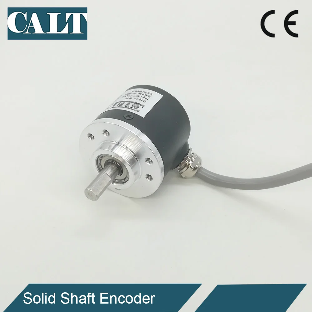 Switch Encoder 38mm Incrementele Rotary Encoder 8mm Half Holle Assen Foto elektrische Optische Schakelaar 10 1024 1800 2500 3600 PPR 5 24VDC (Cable Bottom Outlet, 1200 1800ppr