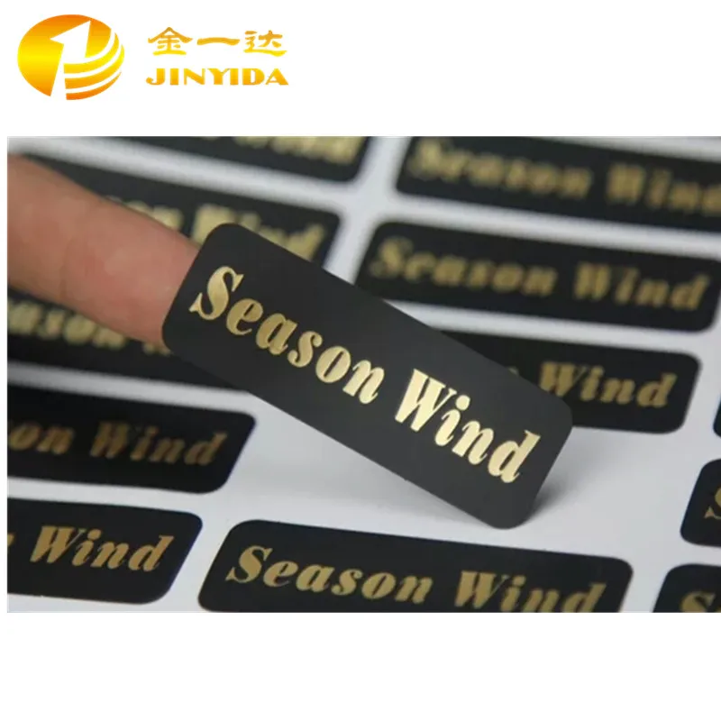 die cut foil stickers