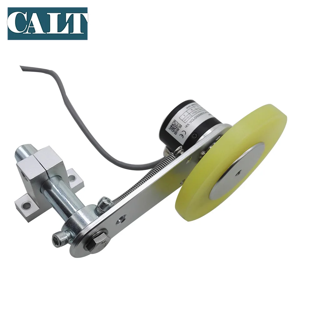 300mm Single Wheel encoder length Measuring sensor with Bracket 100ppr 200ppr 500ppr 600ppr 1000ppr push pull encoder