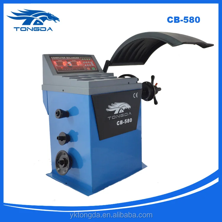 2017 China Manual Wheel Balancer TONGDA CB 580 OPT Balance Function and Self-calibration Program CE Wheel Balancer for Sale