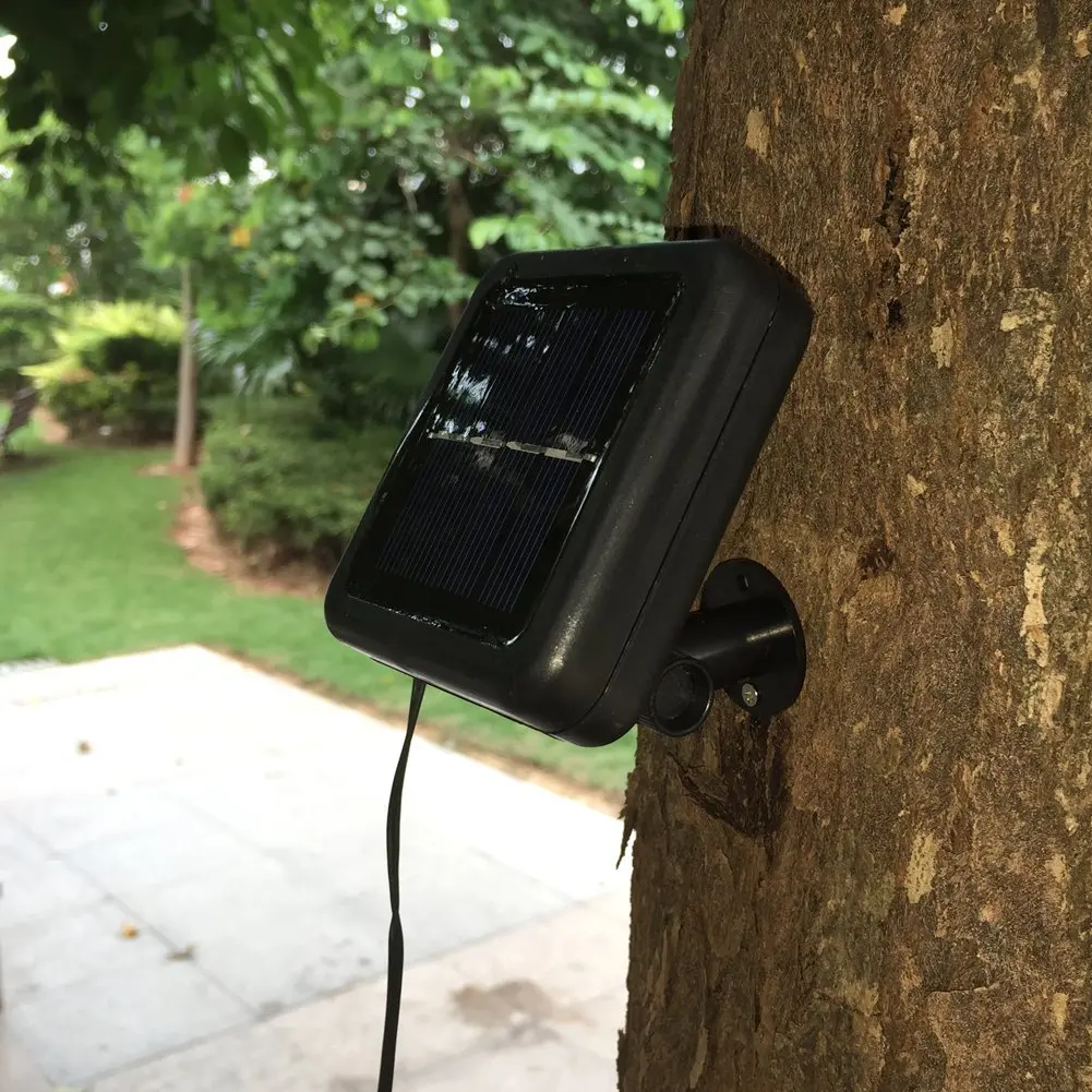 Портативный солнечного света дома открытый декоративный водонепроницаемый 200 RGB светодиодов солнечный свет рождества Фея Света