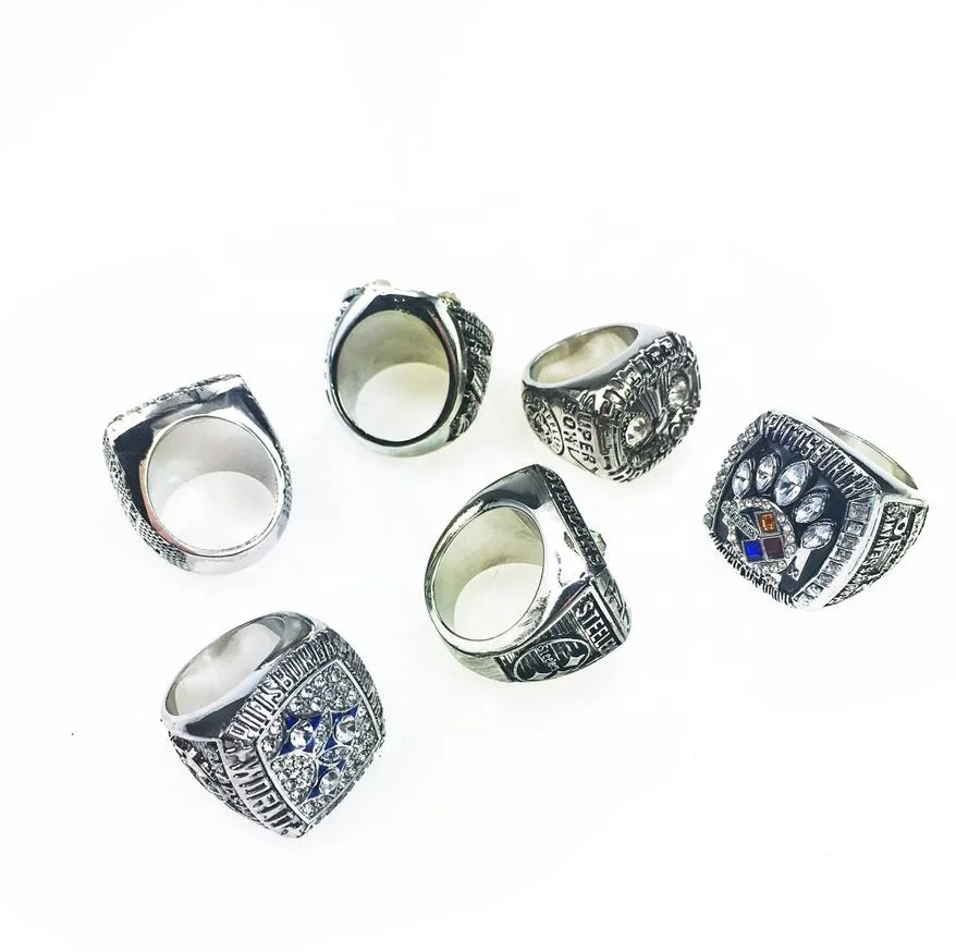 : Lilong A Set of 6 Pittsburgh Championship Ring by