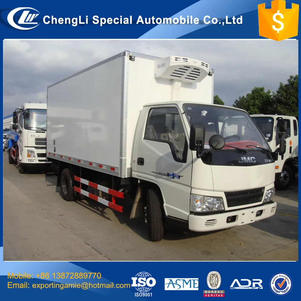 Best Quality 5ton 4x2 JMC Cold Delivery Truck Price in Ghana