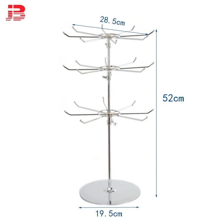 Metal hook display stands counter display hook hanging racks