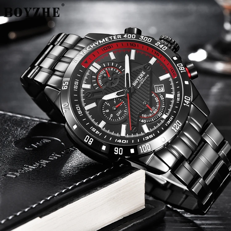 boyzhe watches men wrist full automatic Alibaba