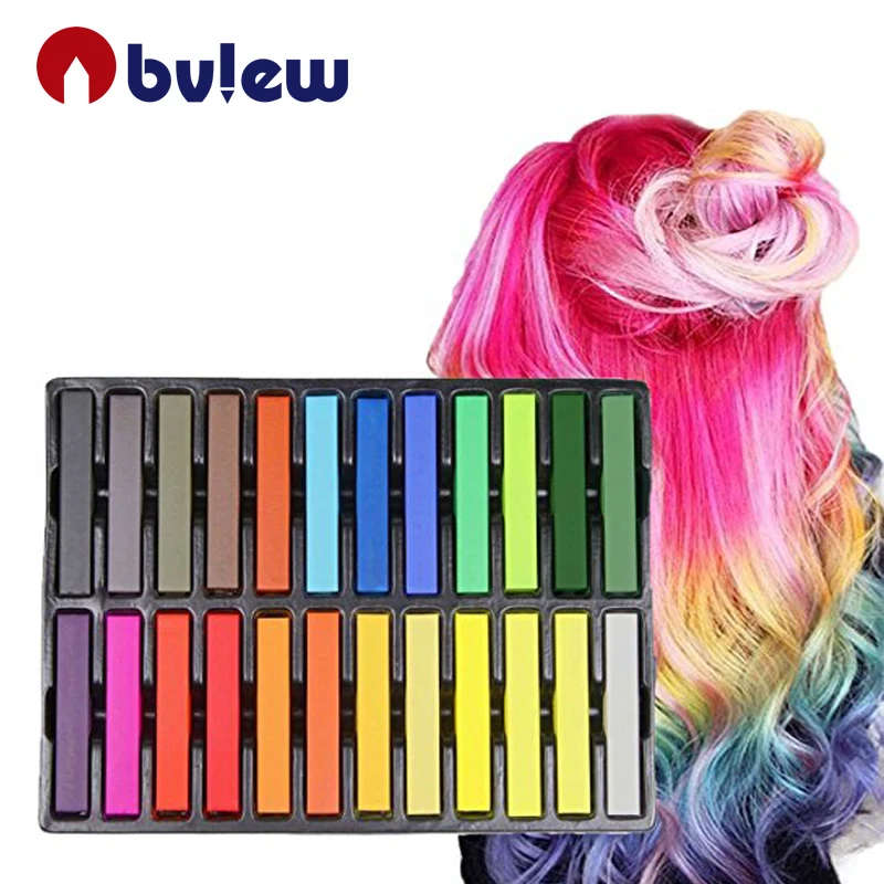 Набор красок для радуги на волосах